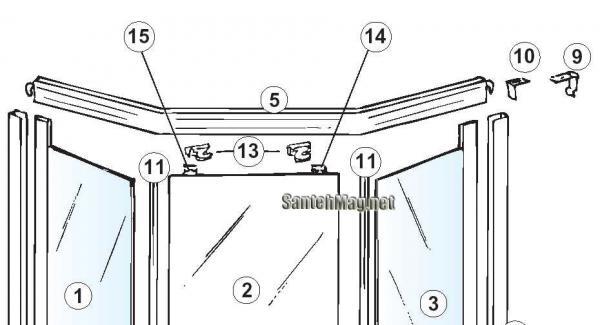 IDO Showerama S2102 Колесики (ролики) правые