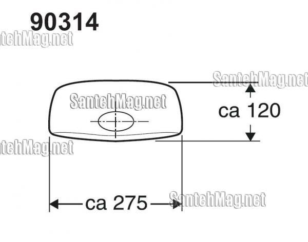 Крышка бачка IFO Cera 90314